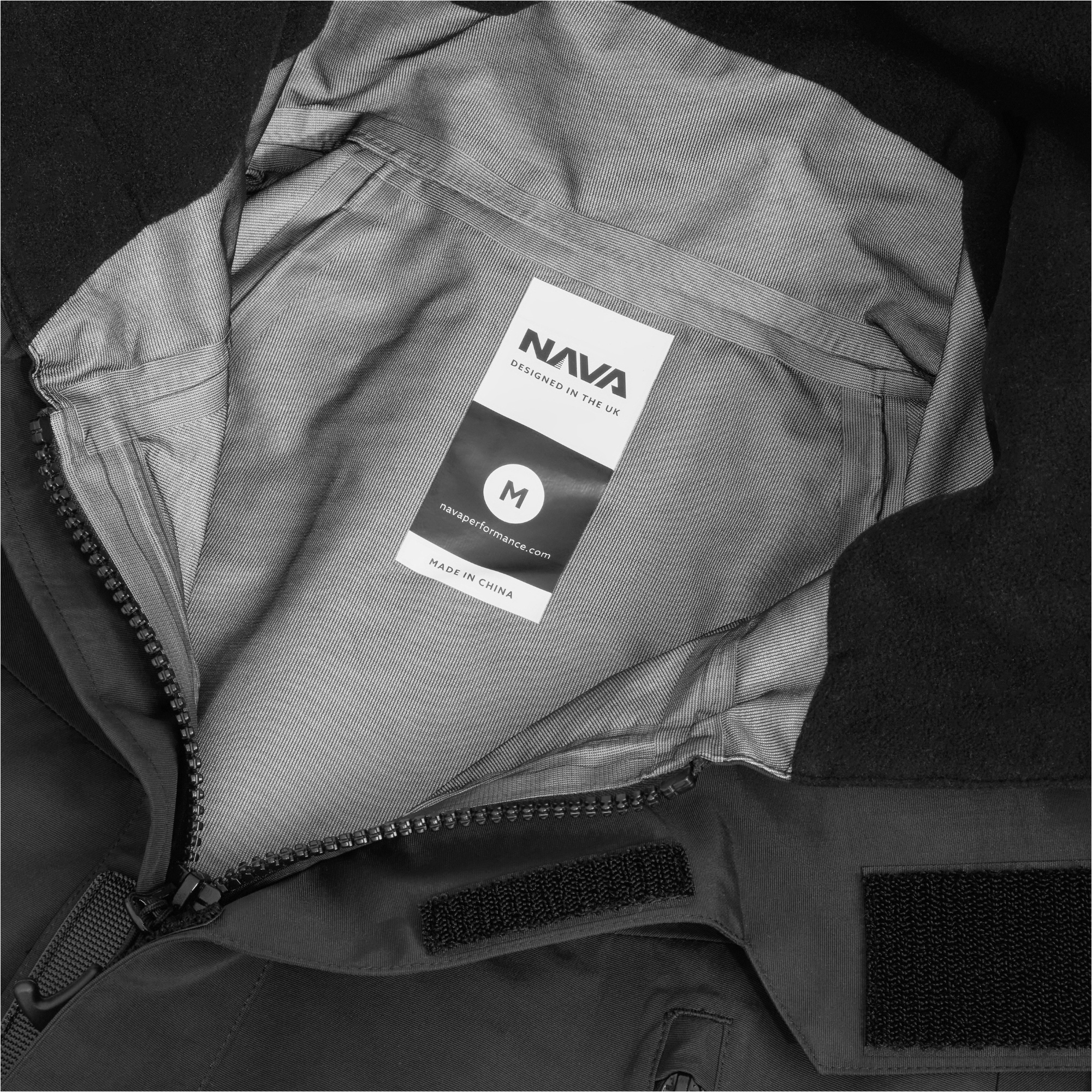 2026 Nava Performance Da Uomo NV2 Sailing Jacket NAVANV2J01 - Black